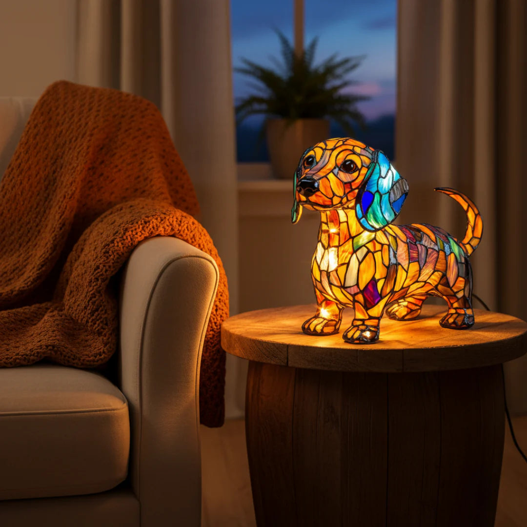 Dachshund Lamp